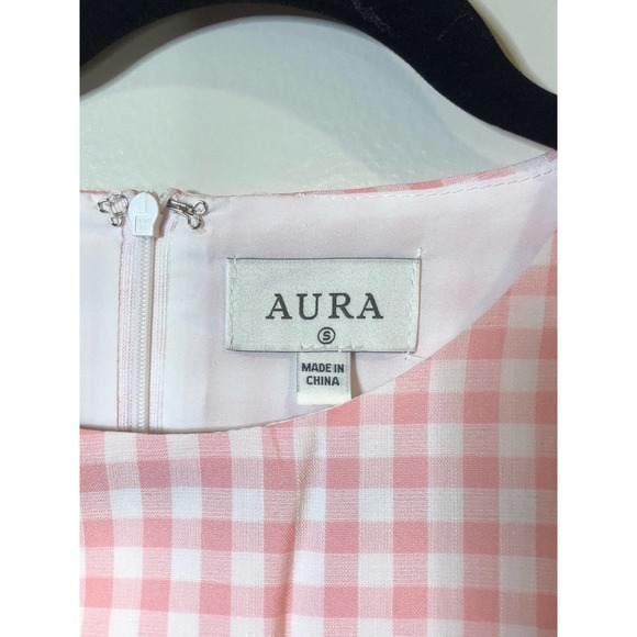 Pink Gingham Lace Girly Feminine Cottagecore Preppy Dress - Picture 5 of 10